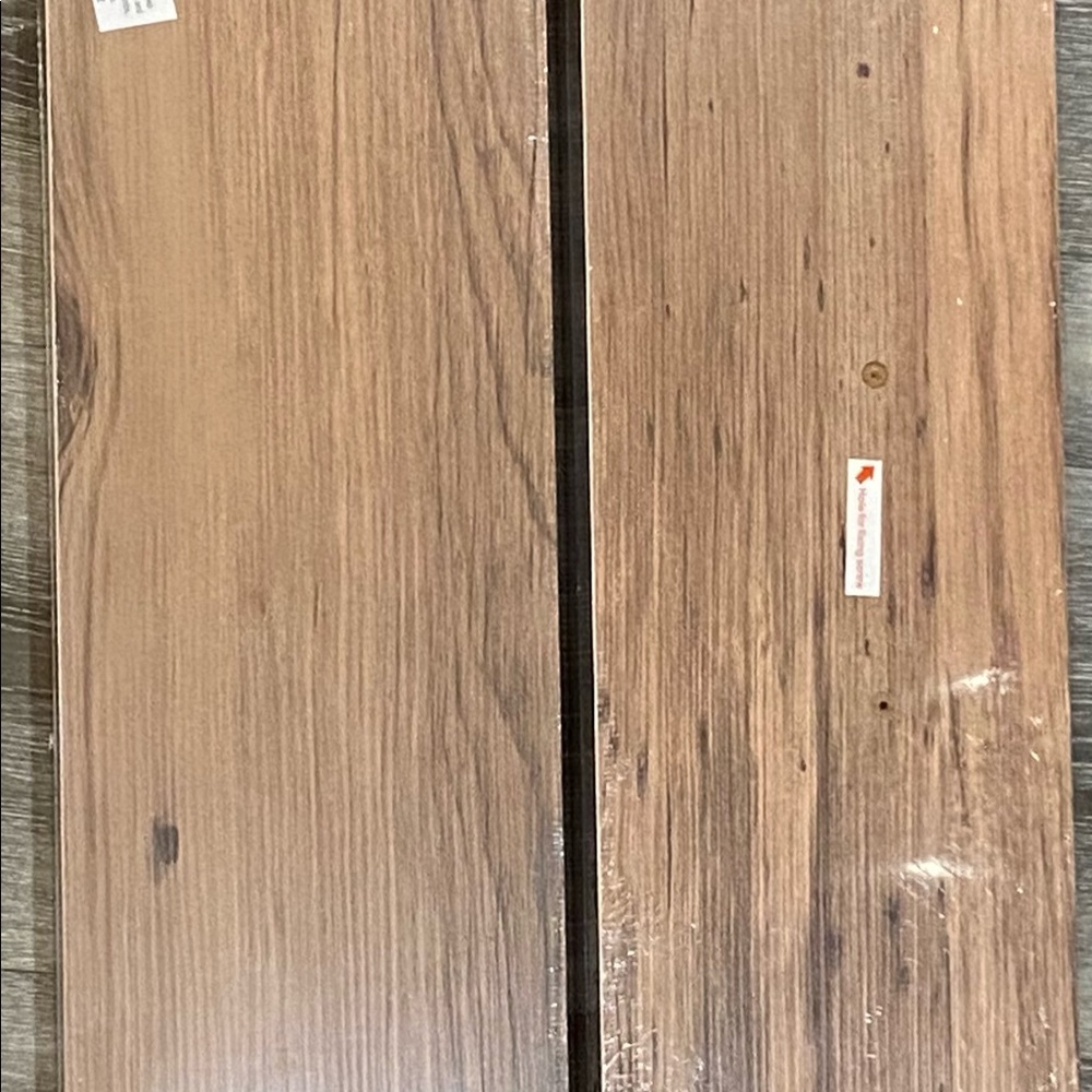 NEW - Floating Shelf Set — Rustic Wood Hanging Rectangle Wall Shelves - Picture 2 of 4